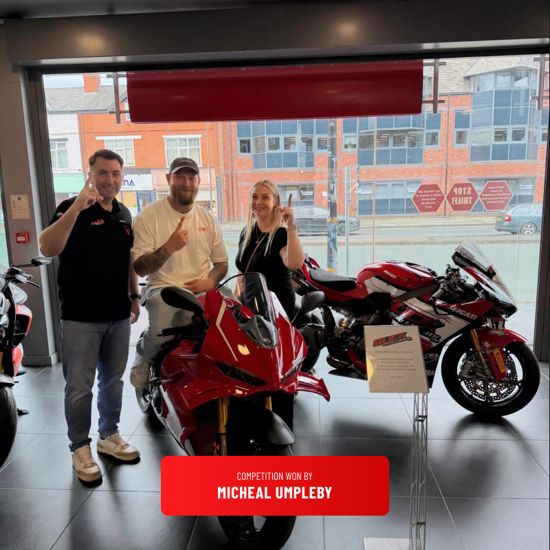 Win a Brand New Ducati Panigale V4R + 4 European Trackdays